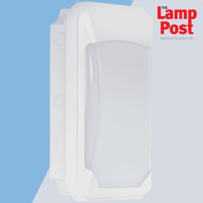 Eterna WPCSWH LED Farbtemperatur wählbar Slim Wand Pack Leuchte - Weiß