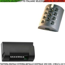 Tastiera Apri Porta Elaboratore 250 Codici di Sicurezza 2 Relè Comandi Separati
