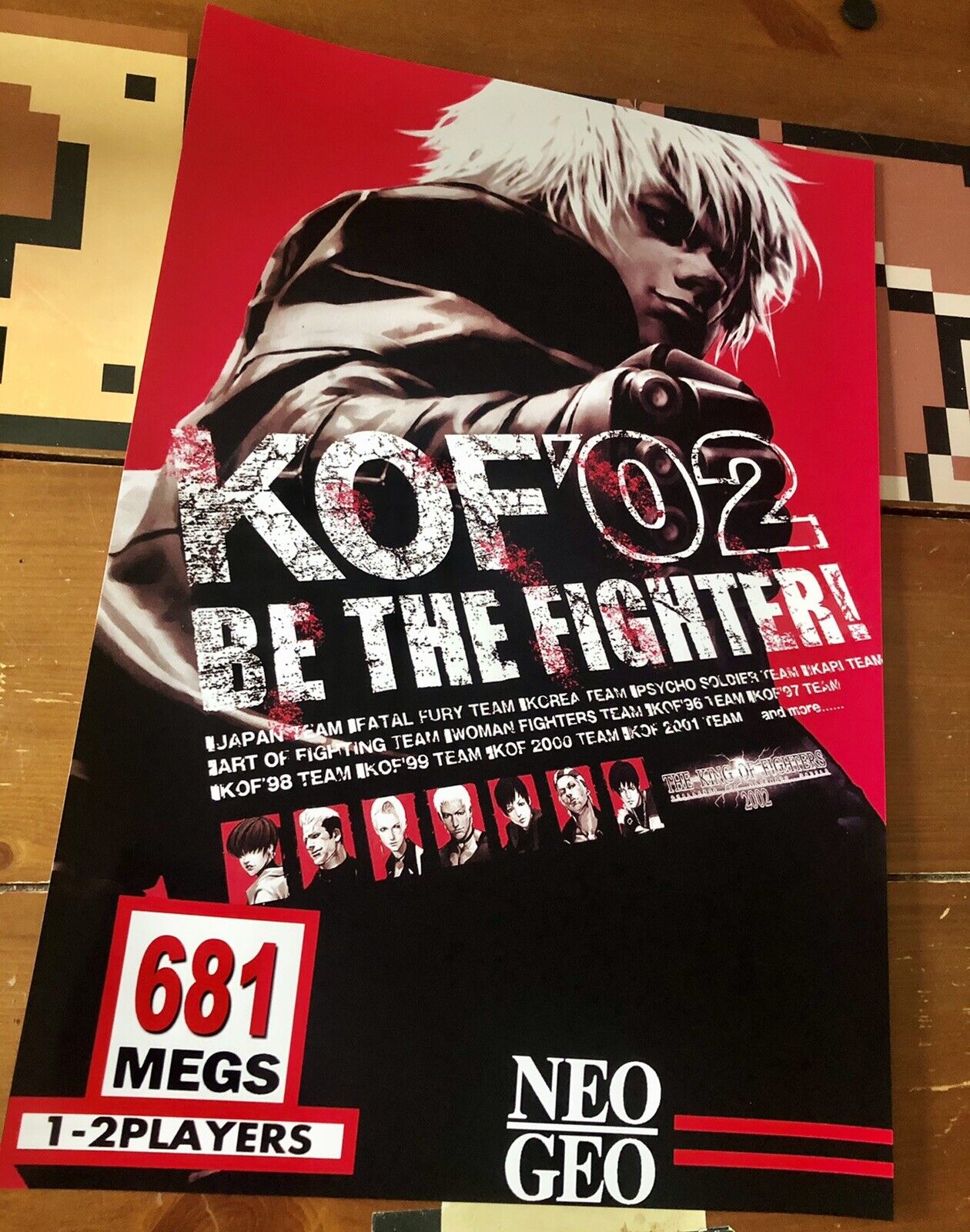 The King Of Fighters 2002 Cover Poster, 13 X 19