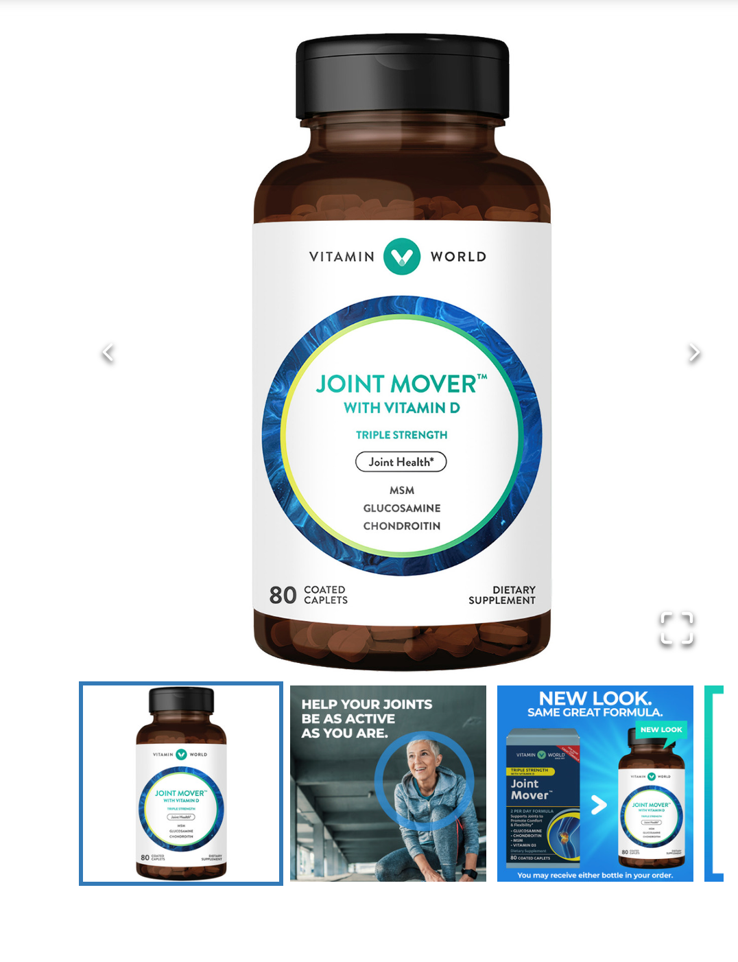 Joint Mover Triple Strength With Vitamin D 80 Coated Caplets for sale