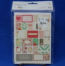 Project Life LOVE Themed Cards 40 Pc. Pocket Page Cards Scrapbooking  
