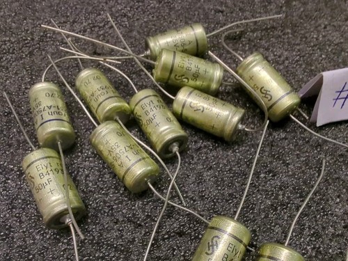 12x SIEMENS ELEKTROLYT ELKO KONDENSATOREN 35 V 50 μF B41931-A7506-S VINTAGE NOS - Bild 5 von 5