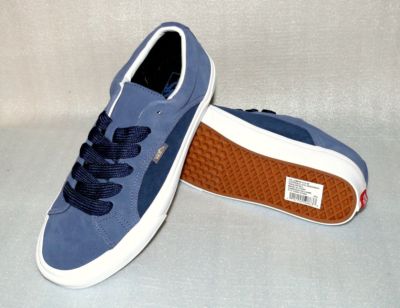 Vans UA Lampin Rau Leder Sneakers low cut Herren Schuhe 42 US9 Indigoblau DT062