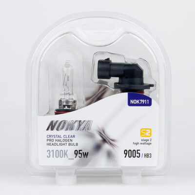 Nokya Clear 3100K 9005 HB3 High Wattage Headlight Bulbs 95W (Stage 2) - NOK7911