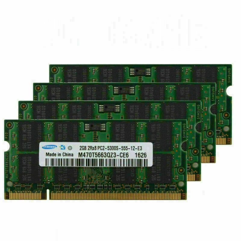 16GB 8GB 4GB 2GB 1G Portatile RAM PC2-5300S DDR2-667MHz 200Pin CL5 Per Elpida IT - Foto 4
