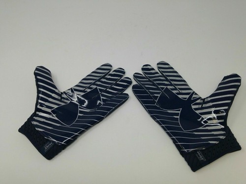 Neu Under Armour Herren Navy/Navy/Weiß Spotlight WR Fußballhandschuhe - Bild 2 von 4