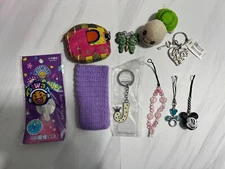 Lot of 10 different items - keychains, pouch, etc - Pre-owned. All for $5