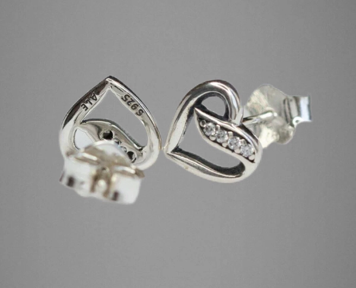 Ribbon of love stud best sale earrings