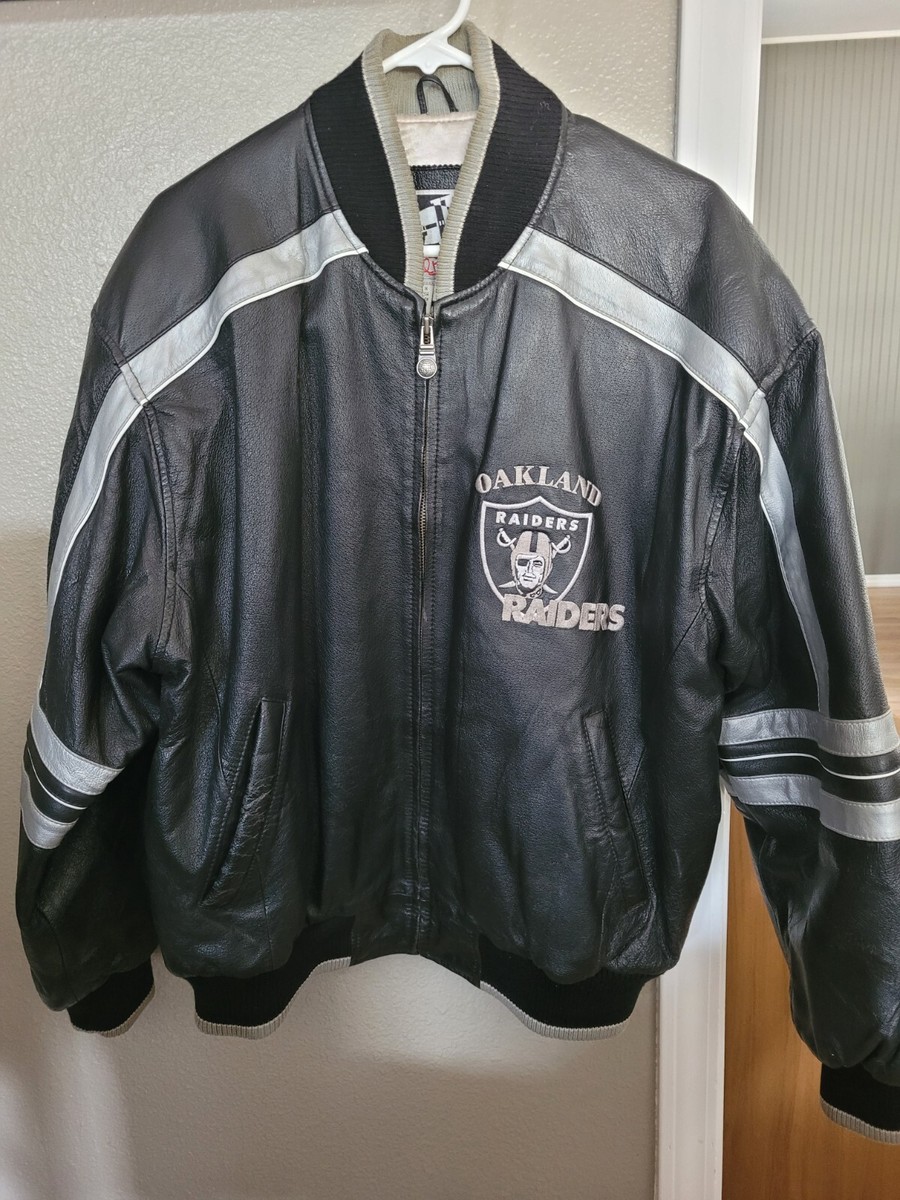 Oakland Raiders Carl Banks G-III Embroidered VTG 90s 100