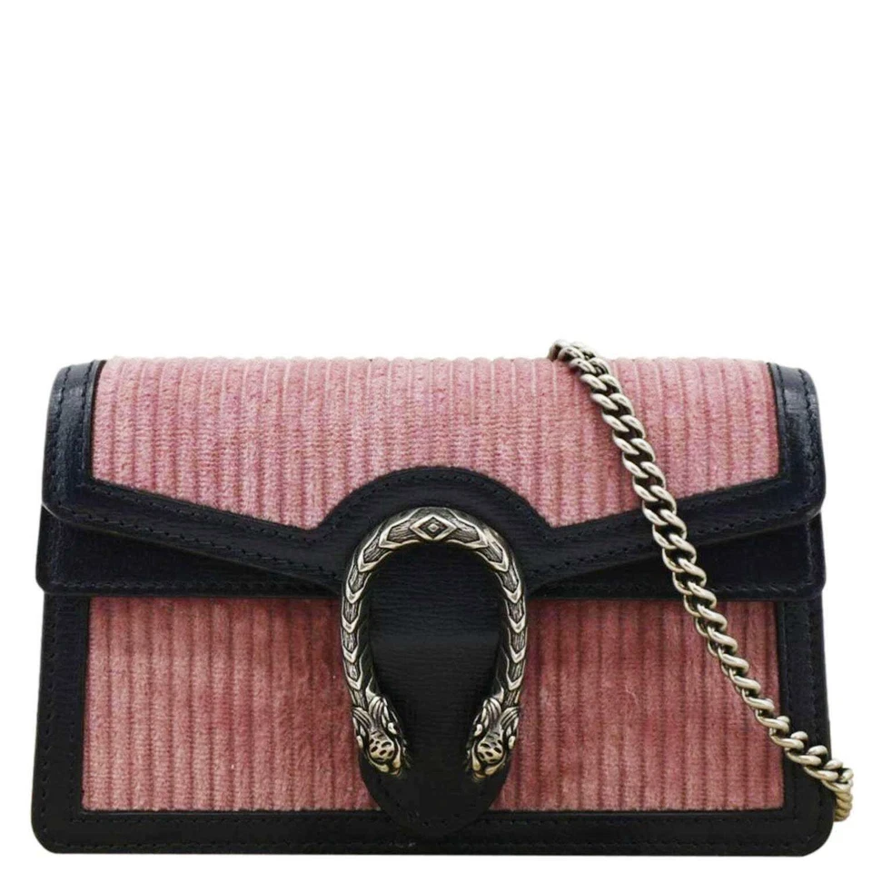 Bolso Bandolera GUCCI Dionysus Mini Pana Rosa 476432