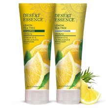 NEW SEALED Desert Essence Organic Lemon Tea Tree Shampoo & Conditioner 8 Fl Oz