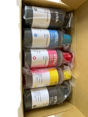 Digit Colors 4 Pack GT53XL GT52 Refill ink for use h Smart Tank Printer BKCMY 