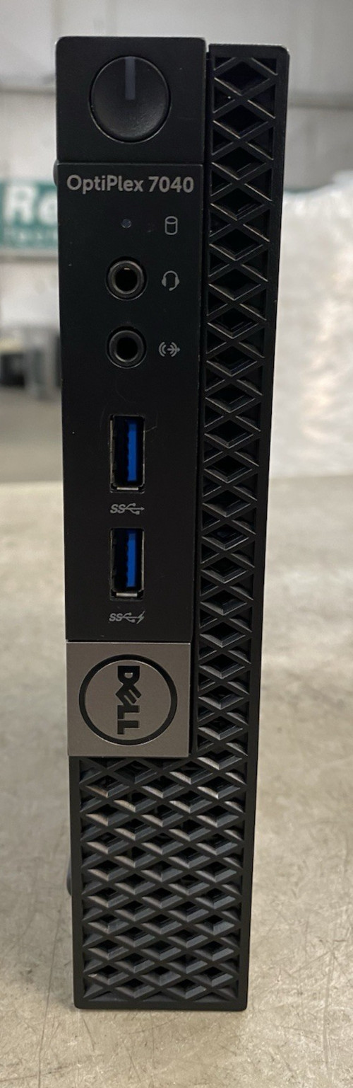 Dell Optiplex 7040 MFF PC 8GB RAM 250GB SDD Win11 i3-6100T w/ Power Adapter