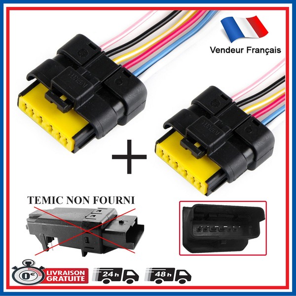 Stecker Kabel Steckverbinder Fondue Strahl Modul Temic Nuckel Scenic Megane-image