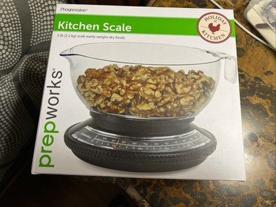Prepworks by Progressive Kitchen Scale with Removable Clear Bowl