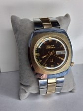 Reloj Bulova Accutron 1974 vintage dos tonos horquilla de afinación 2182 para reparación