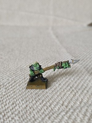 Warhammer Fantasy Goblin Cave Squig Herder Stikka 2 Metal