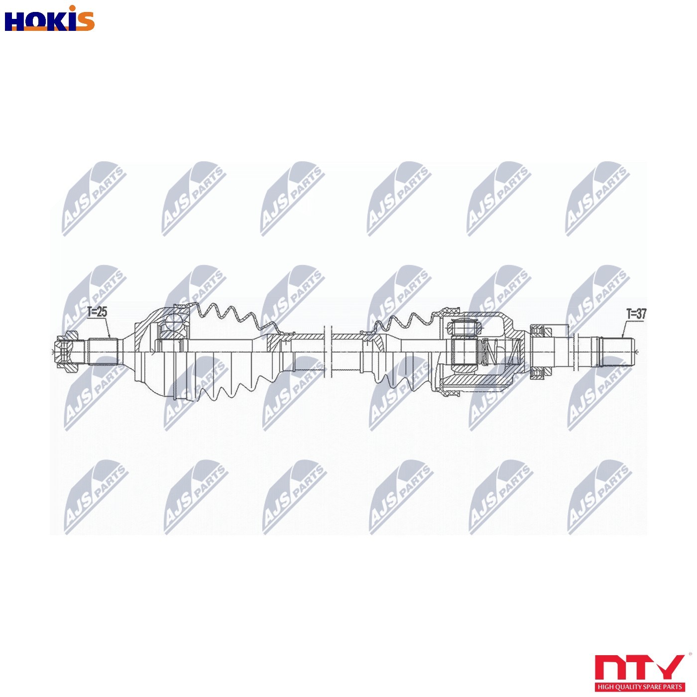 N.T.Y. NPW-CT-107.NTY Drive Shaft for CITROËN - Image 9