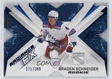 2022-23 SPx Radiance F/X Rookies Blue 371/399 Braden Schneider #RFX-97 00gy