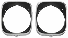 Headlight Bezels for 1969 Chevrolet Chevelle & El Camino 2 Pcs Driver Side