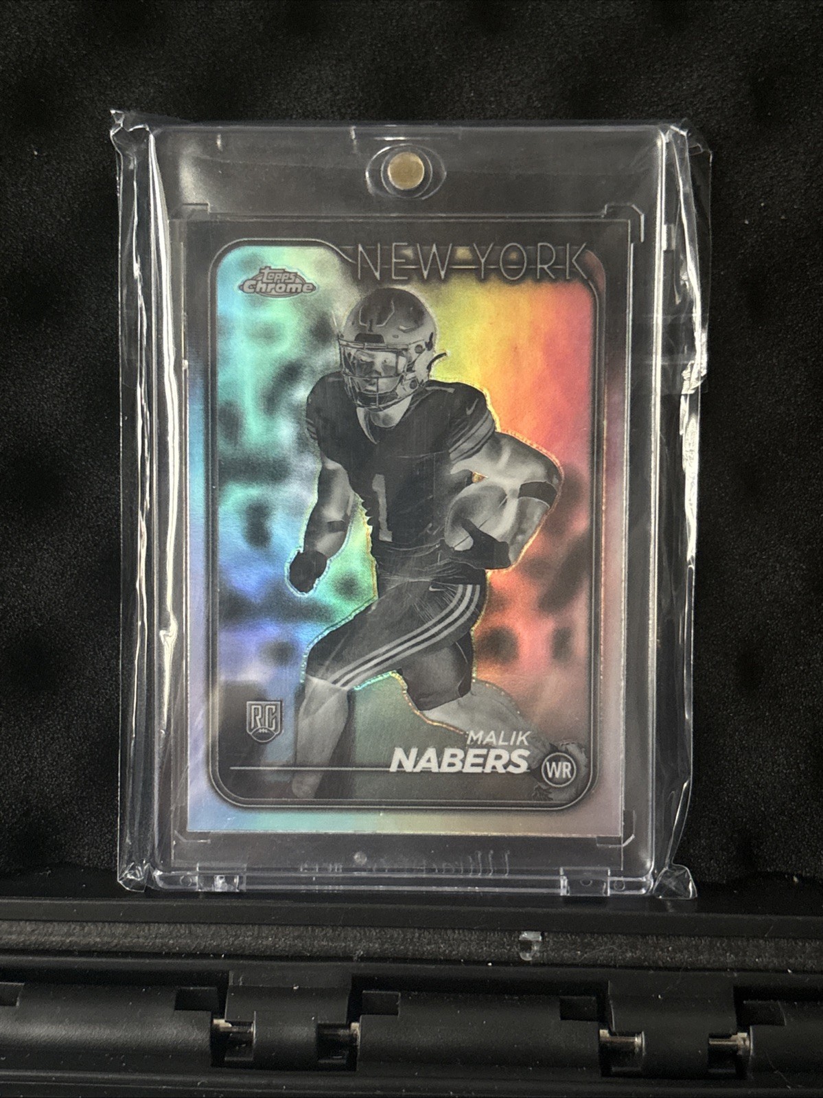 2024 Topps Chrome - Rookies Malik Nabers #205 Negative Refractor (RC)