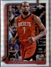 その他 2007-08 Topps Chrome Kevin Durant RC 2007 Topps Chrome #131 Kevin Durant Refractor Rookie 93/1499 PSA 9