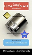 Unidad métrica de 3/8 pulgadas CRAFTSMAN USADA zócalo poco profundo 20 mm 6 puntos CMMT43580 20 MM