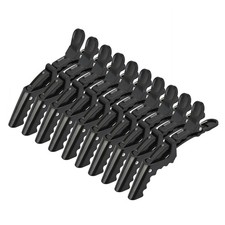 Black Alligator Hair Clips 10 PCS Professional Styling Sectioning Salon Clips