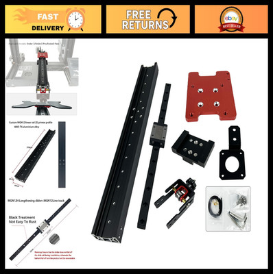 MGN12H Linear Rail Guide Kit for Ender 3/3 Pro/3 Neo 3D Printer Upgrade - Comple
