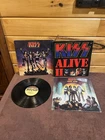KISS Vinyl LP Albums Lot Destroyer, Love Gun,Alive2, Kiss Aucoin