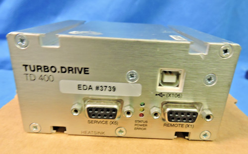 Leybold Turbo Drive TD400 Pump USB Control 800073V0008 / Thermo Fisher / TESTED