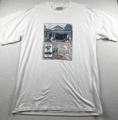 Vtg 1992 Fried Green Tomatoes Whistle Stop Cafe T Shirt XL Single Stitch USA