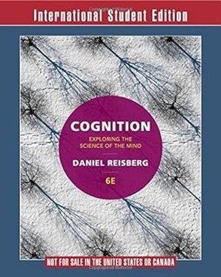 Cognition, 6th Edition International Student Edition + ZAPS 2. 0