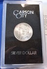 1885 CC GSA Morgan Silver Dollar, Better Date Uncirculated Carson City $1 Coin — photo 2
