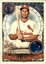 2019 Topps Allen & Ginter #BSS-46 Paul Goldschmidt Baseball Star Signs