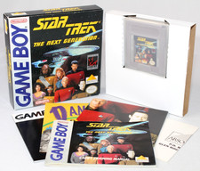 Star Trek: The Next Generation Game Boy Complete CIB! VERY NICE w/ POSTER & REG!