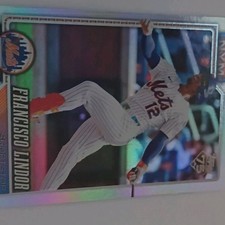 Topps 2026 Series 1 Parallel Francisco Lindor #123 New York Mets Card