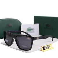 Lacostee Men's Classic Square Sunglasses Women's outdoor Sunglasses - 709 + Box