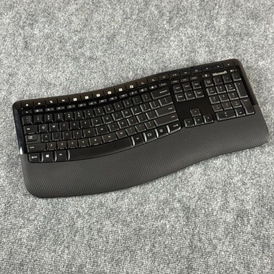 Microsoft Wireless Comfort Keyboard 5050 Desktop No Dongle or Mouse