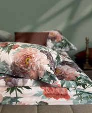 Dondi - Completo Lenzuola Matrimoniali in Raso di Cotone 100% - DOROTEA, Cipria