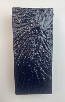 Blue Object, American Minimalist Painting Sculpture Signed