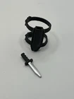 GIJoe Classified Mass Device Snake Eyes Knife & Leg Sheath Fodder 1/12 Scale