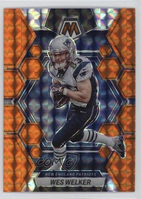 2023 Panini Mosaic Orange Mosaic Prizm 116/199 Wes Welker #163 17ok
