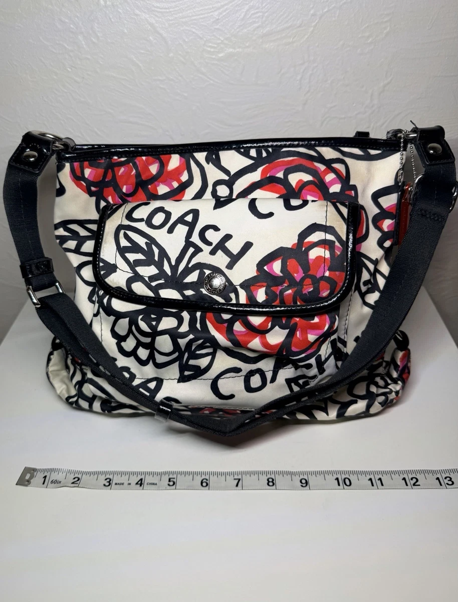 COACH ポピー　デイジー　2way ショルダーバッグ　グリッター Coach Poppy Shoulder Bag Floral Bags & Handbags for Women for sale