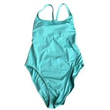 Andie swim one piece swimsuit medium green racerback