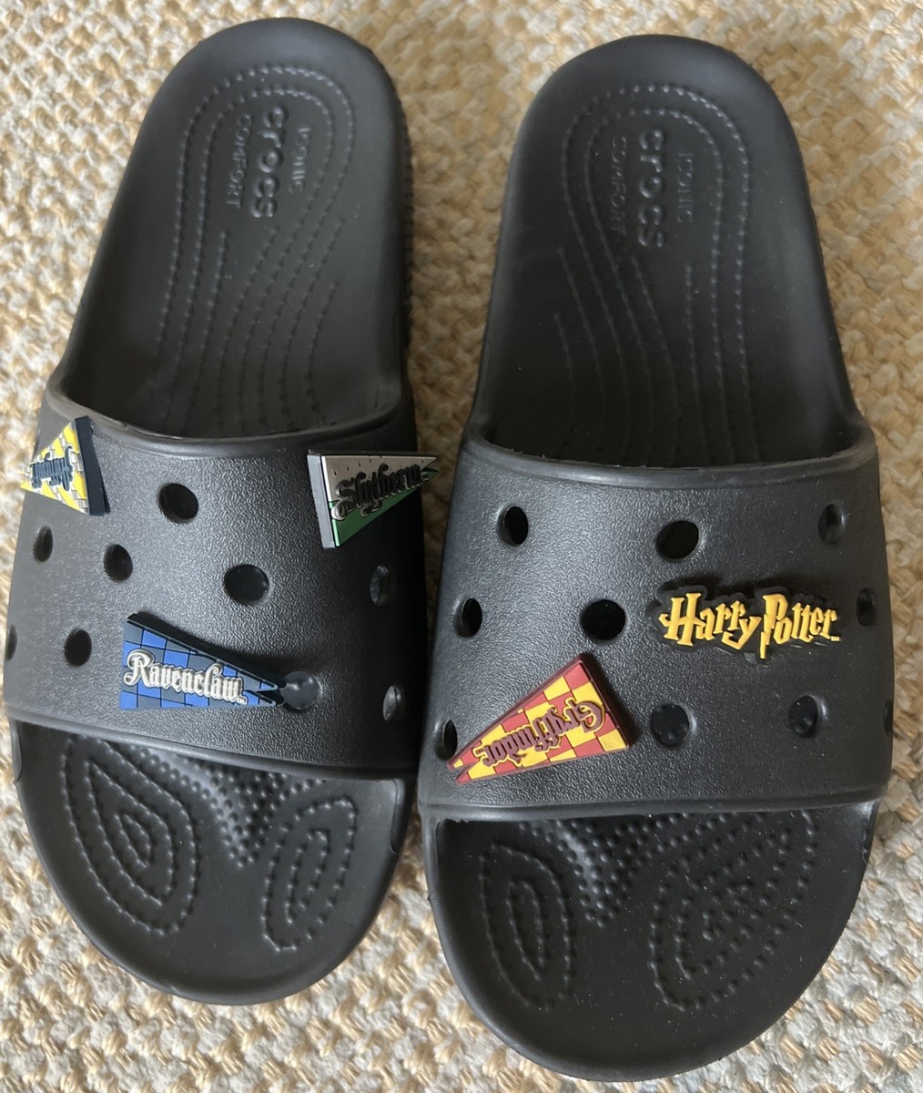 Crocs Harry Potter Limited Edition Slide Sandals Size 11 Amazon.com | Crocs Unisex-Adult Classic Harry Potter Cozzzy  main image 4