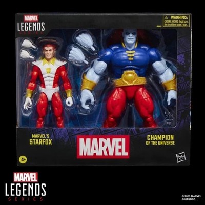 Hasbro Marvel Legends Series 6'' Starfox & Champion of the Universe Neu/OVP