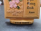 Vintage 1960 Ceramic Desk Caddy From Great Smokey Mtns.  Georgia Fine Sticker... — photo 2