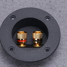 DIY Speaker Terminal Box Set 2pcs Gold Plated for Optimal Signal Transfer
