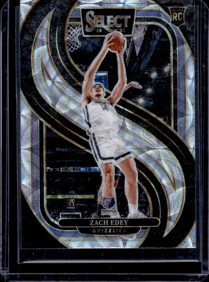 2024-25 Select Zach Edey Premier RC Scope Prizm Rookie #192 Grizzlies